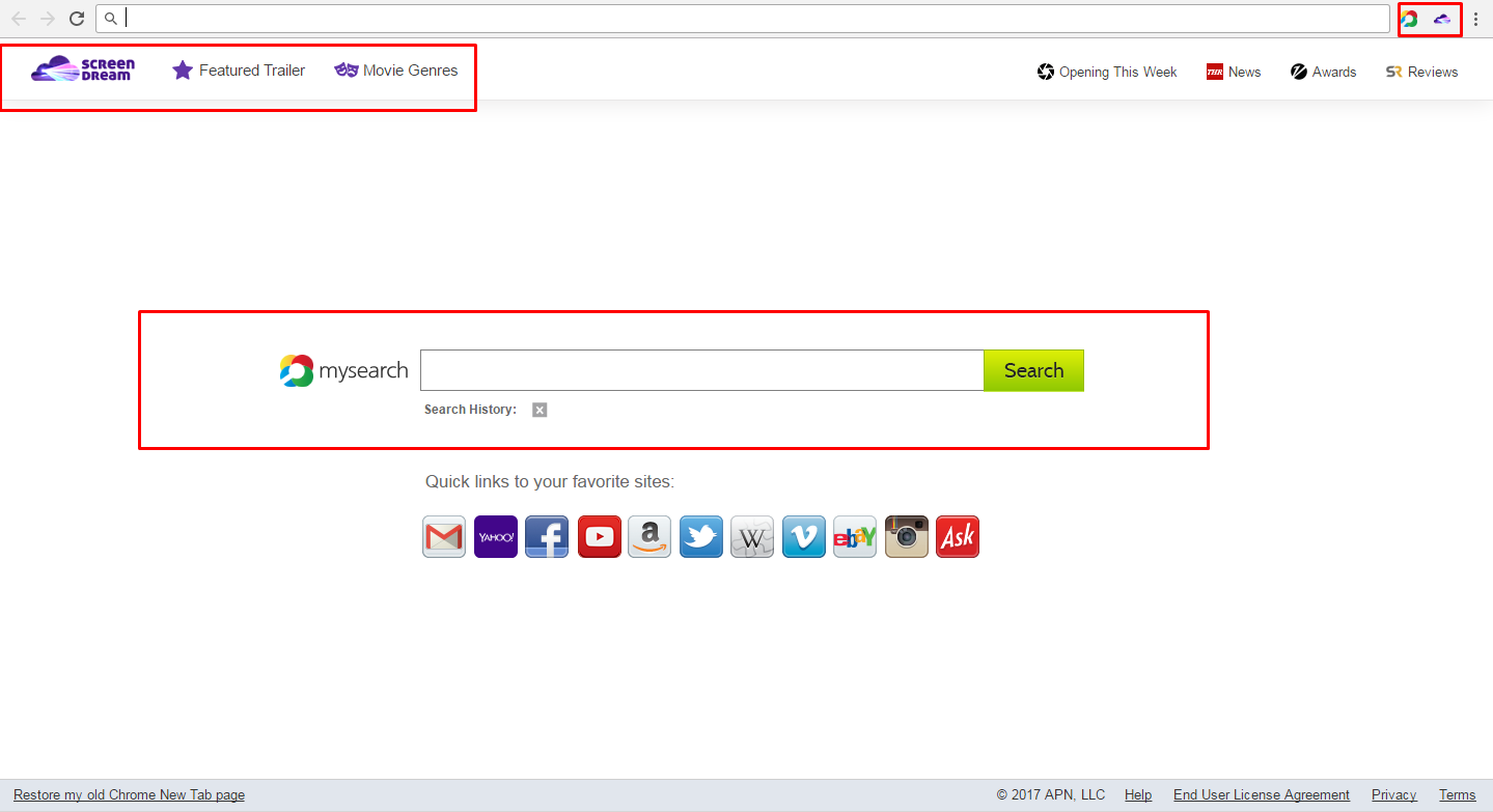 How To Remove Screen dream Browser Virus